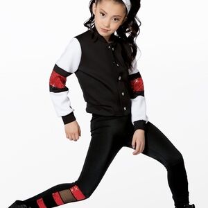 Weissman Black and Red Dance Jacket